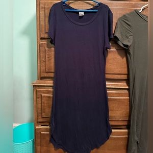 Navy Blue T Shirt Dress